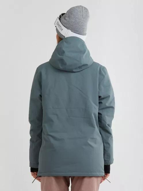 geaca de schi pt. femei Fundango Birch Logo Anorak oliv 3
