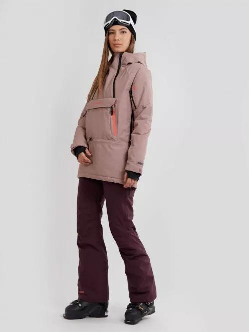 geaca de schi pt. femei Fundango Hooper Anorak roz 4
