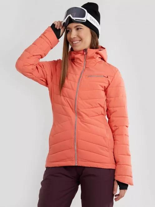 geaca de schi matlasata pt. femei Fundango Punch Padded Jacket rosu 2