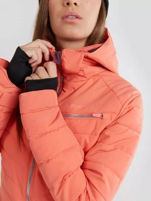 geaca de schi matlasata pt. femei Fundango Punch Padded Jacket rosu 6