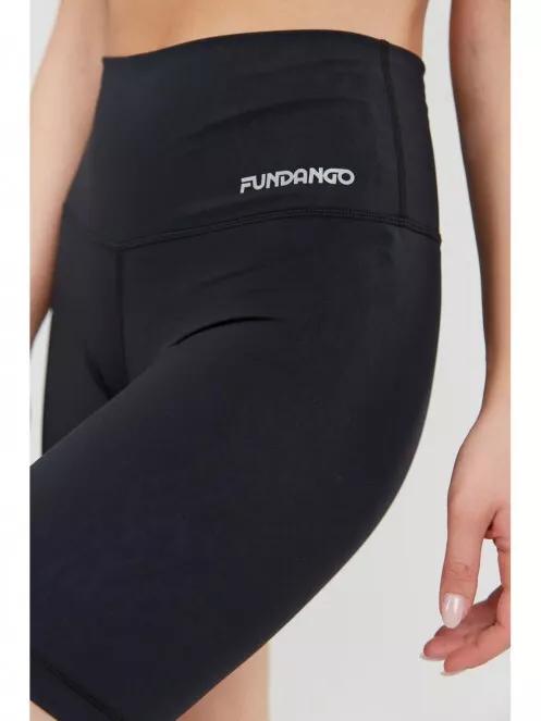 pantaloni scurti pentru sport pt. femei Fundango Estel High Rise Short negru 4