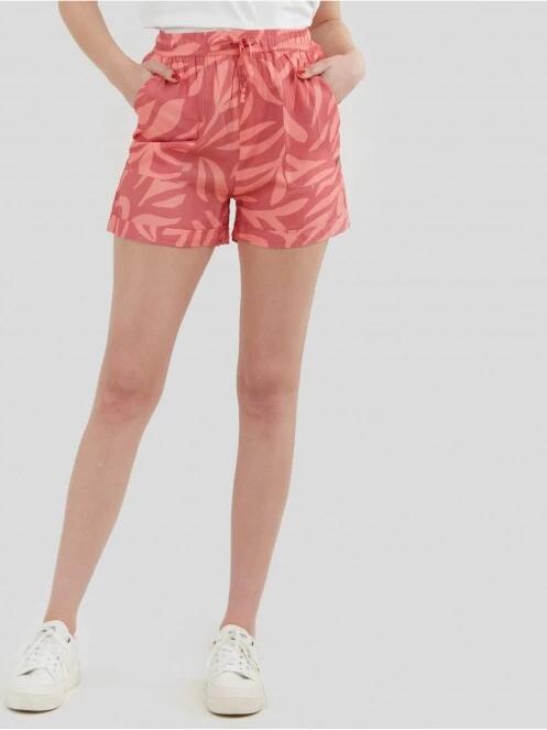 pantaloni scurti pt. femei Fundango Carla Shorts magenta 2