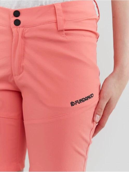 pantaloni scurti pentru drumetii pt. femei Fundango Azua Active Short portocaliu 4
