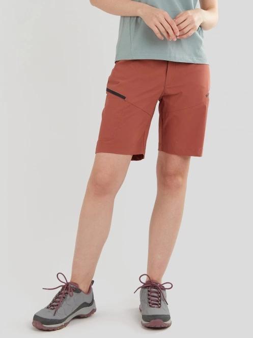 pantaloni scurti pentru drumetii pt. femei Fundango Azua Active Short rosu 2