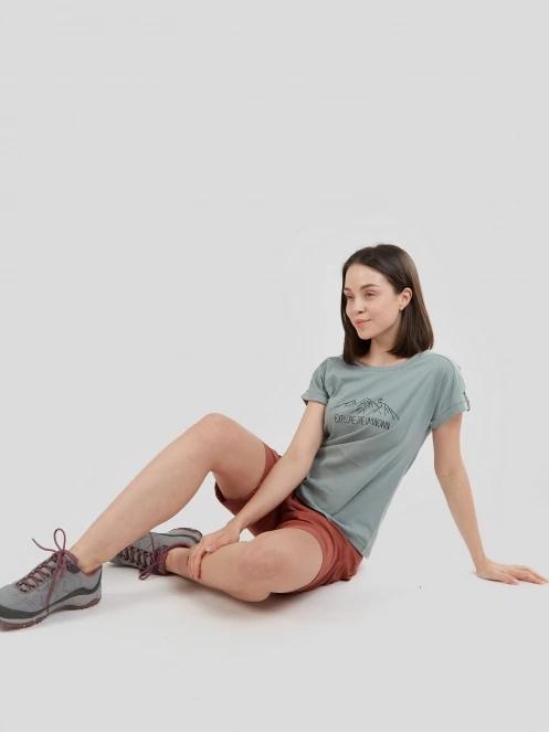 pantaloni scurti pentru drumetii pt. femei Fundango Azua Active Short rosu 4