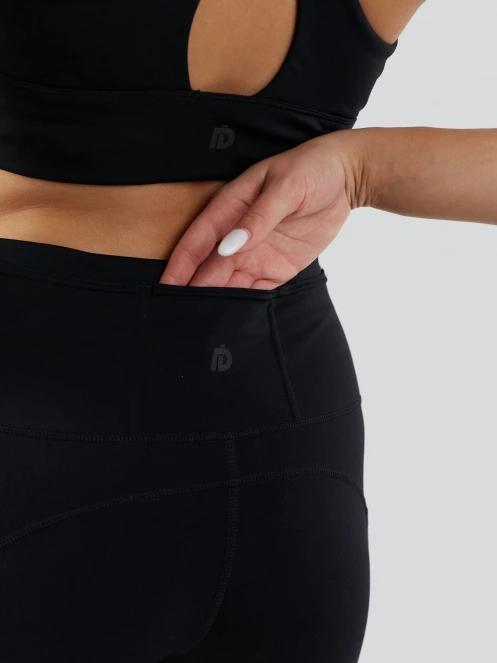pantaloni de sport pt. femei Fundango Fade Leggings negru 7