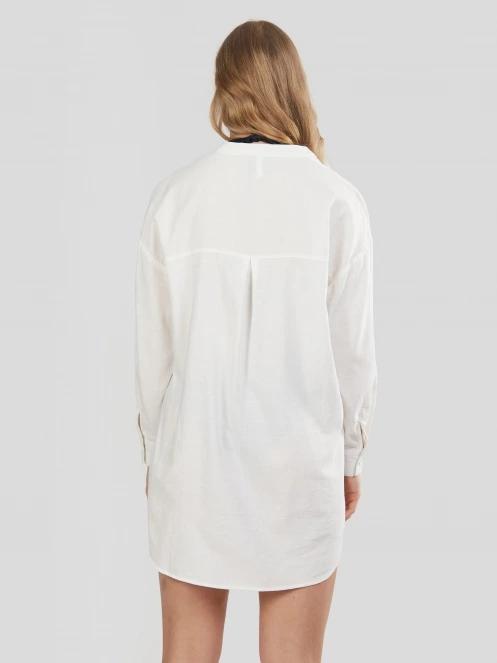 camasa cu maneci lungi pt. femei Fundango Athene Cover-up alb 3