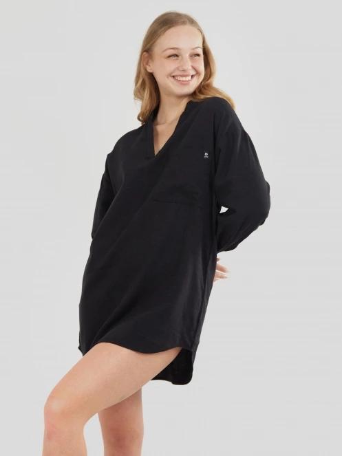 camasa cu maneci lungi pt. femei Fundango Athene Cover-up negru 2