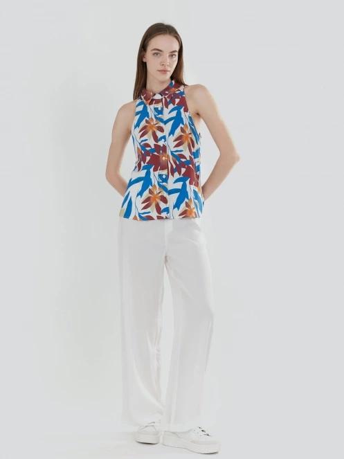 bluza pt. femei Fundango Myrto Sleeveless Shirt multicolor 4