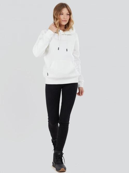 pulover cu gluga pt. femei Fundango Mirage Hooded Sweatshirt nisip 4