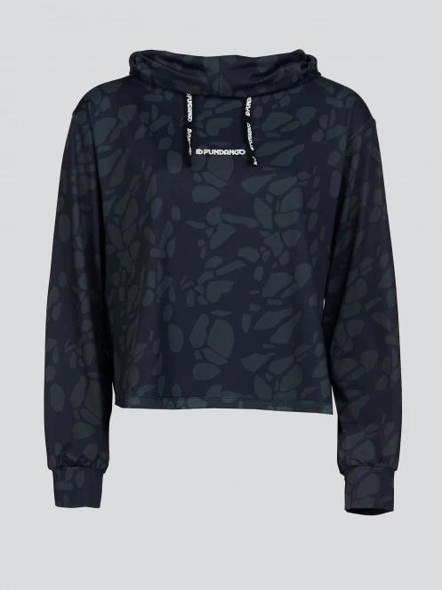 pulover cu gluga pt. femei Fundango Helka Sweatshirt negru 8