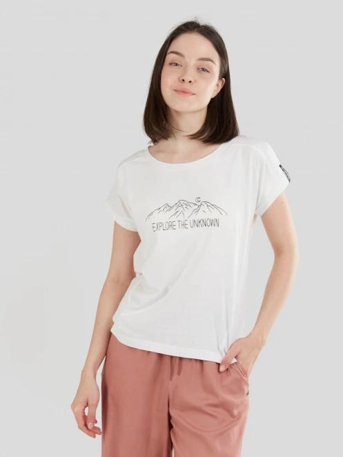 tricou cu maneci scurte pt. femei Fundango Atmos T-shirt alb 2