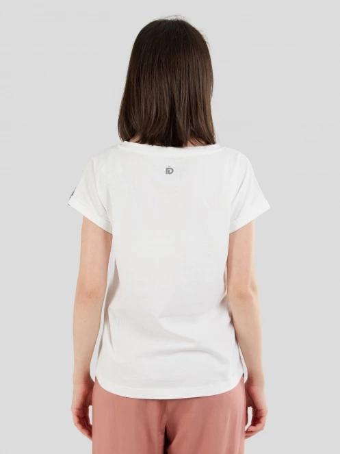 tricou cu maneci scurte pt. femei Fundango Atmos T-shirt alb 3