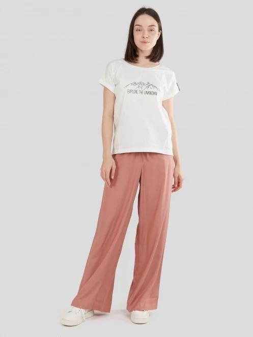 tricou cu maneci scurte pt. femei Fundango Atmos T-shirt alb 4