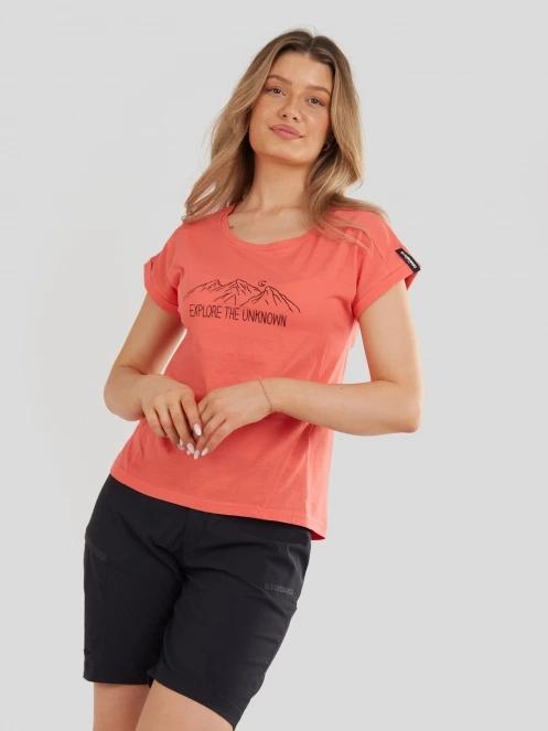tricou cu maneci scurte pt. femei Fundango Atmos T-shirt portocaliu 2