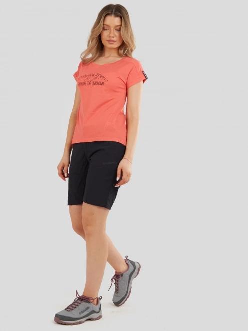 tricou cu maneci scurte pt. femei Fundango Atmos T-shirt portocaliu 4