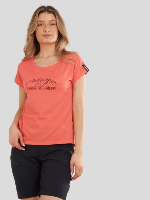 tricou cu maneci scurte pt. femei Fundango Atmos T-shirt portocaliu 5