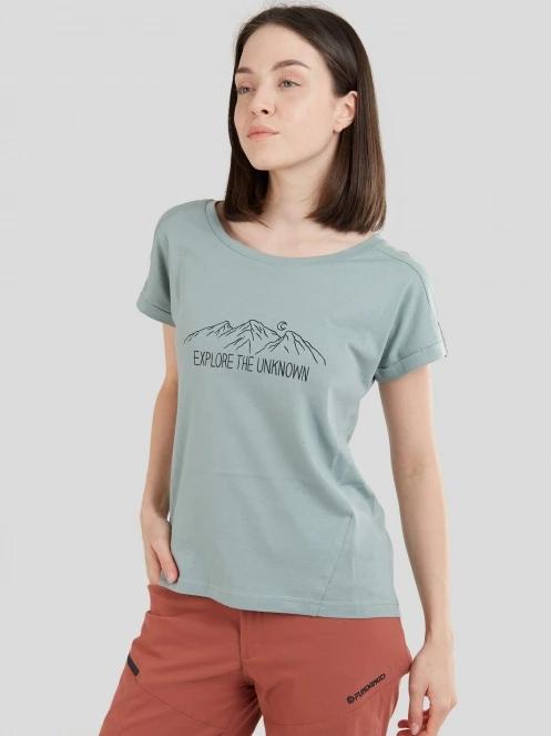 tricou cu maneci scurte pt. femei Fundango Atmos T-shirt albastru deschis 2