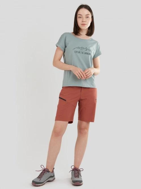 tricou cu maneci scurte pt. femei Fundango Atmos T-shirt albastru deschis 4