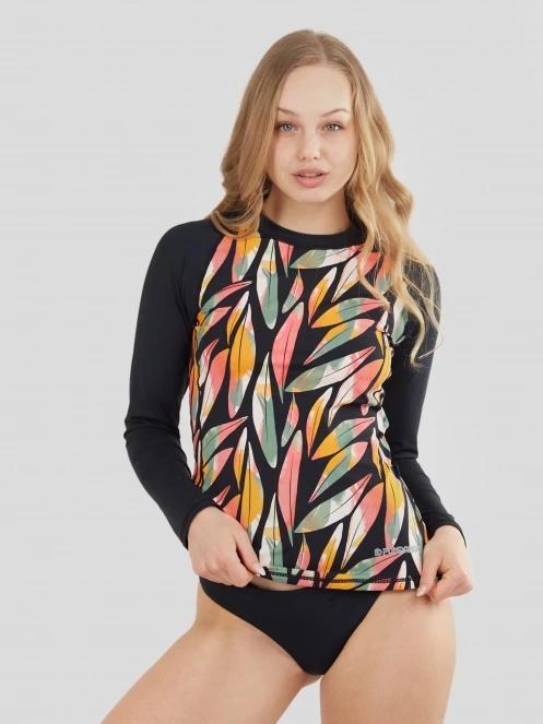 lycra cu maneci lungi pt. femei Fundango Joyce Long Sleeve Rashguard multicolor 2