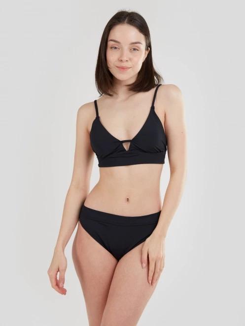 sutien bikini pt. femei Fundango Sahara V-neck Cami Top negru 2