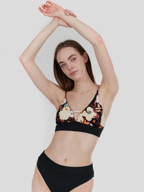 sutien bikini pt. femei Fundango Sahara V-neck Cami Top negru 2