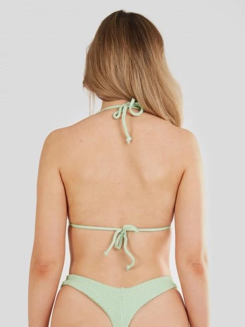 sutien bikini pt. femei Fundango Innisfil Triangle Jacquard Top verde 3