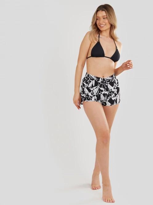 sutien bikini pt. femei Fundango Innisfil Triangle Jacquard Top negru 5