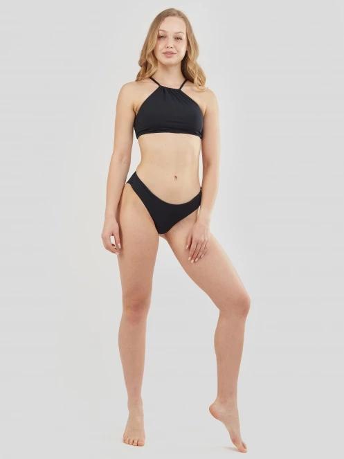 sutien bikini pt. femei Fundango Hogg High Neck Top negru 4