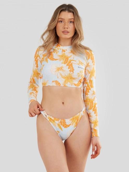 sutien bikini pt. femei Fundango Amelia Surf Top portocaliu 2