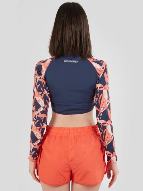 sutien bikini pt. femei Fundango Amelia Surf Top roz 3