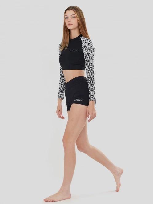 sutien bikini pt. femei Fundango Amelia Surf Top negru 5
