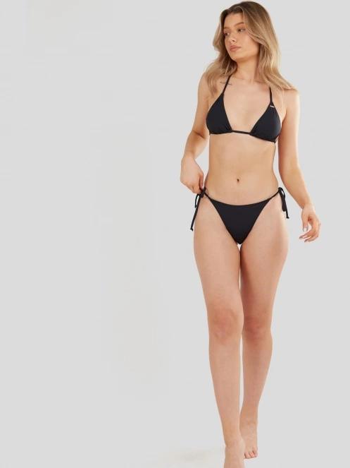 chiloti bikini pt. femei Fundango Innisfil Ties-side Bottoms negru 4