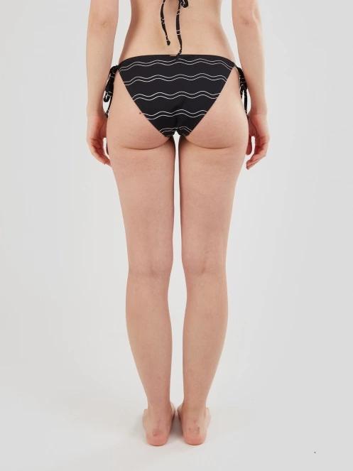 chiloti bikini pt. femei Fundango Innisfil Ties-side Bottoms negru 3