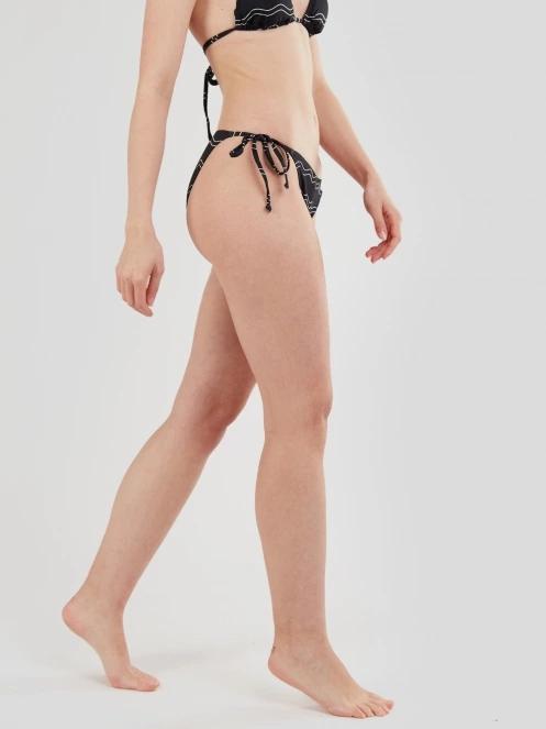 chiloti bikini pt. femei Fundango Innisfil Ties-side Bottoms negru 5