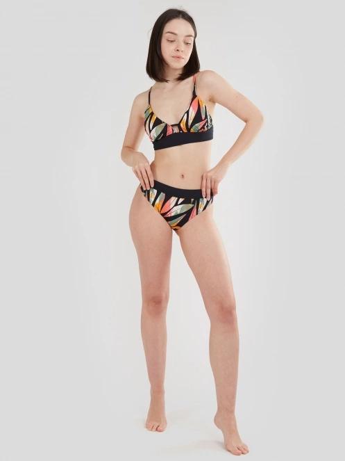 chiloti bikini pt. femei Fundango Sahara Mid Waist Full Bottoms multicolor 4
