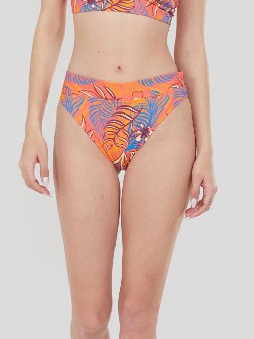 chiloti bikini pt. femei Fundango Sahara Mid Waist Full Bottom roz 2