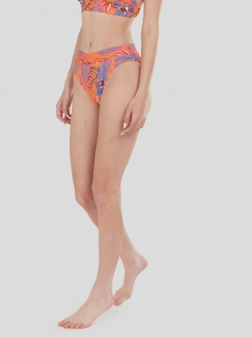 chiloti bikini pt. femei Fundango Sahara Mid Waist Full Bottom roz 7