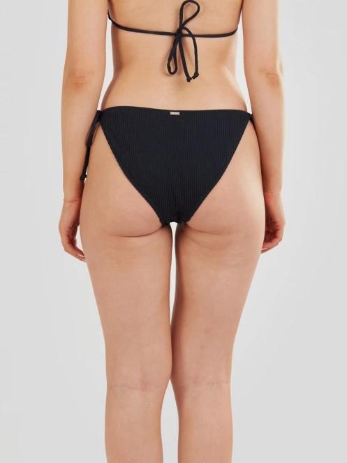 chiloti bikini pt. femei Fundango Innisfil Ties-side Jacquard Bottoms negru 3