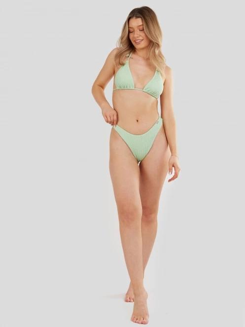 chiloti bikini pt. femei Fundango Sunset Brazilian Jacquard Bottoms verde 4