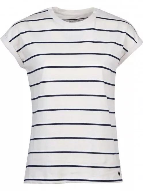 tricou cu maneci scurte pt. femei Fundango Ivanne T-shirt alb 6