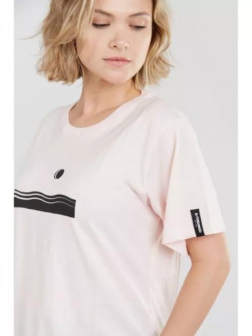 tricou cu maneci scurte pt. femei Fundango Bolton T-shirt roz 4