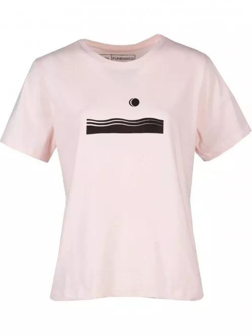 tricou cu maneci scurte pt. femei Fundango Bolton T-shirt roz 5
