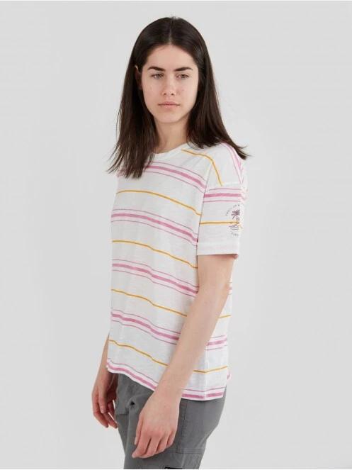 tricou cu maneci scurte pt. femei Fundango Nissa T-shirt alb 2