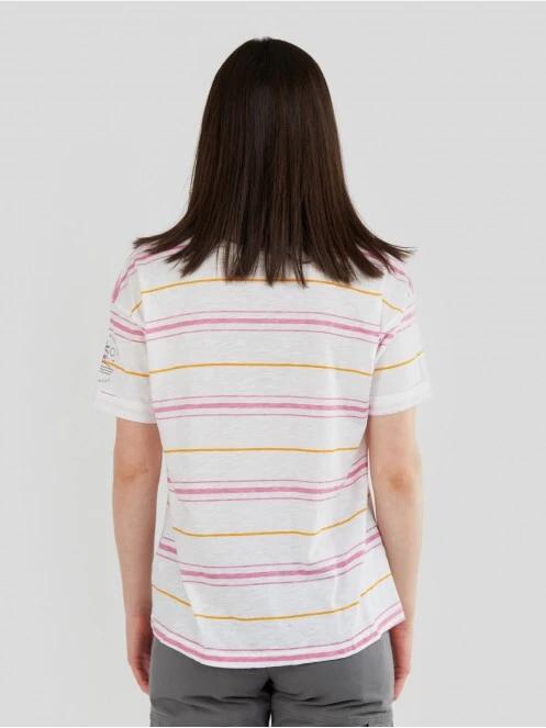 tricou cu maneci scurte pt. femei Fundango Nissa T-shirt alb 3