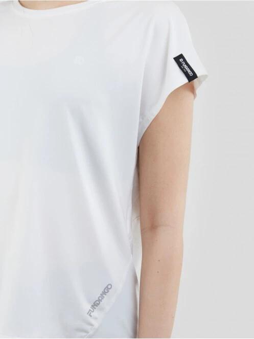 tricou pentru sport, cu maneci scurte pt. femei Fundango Hanabi T-shirt alb 5