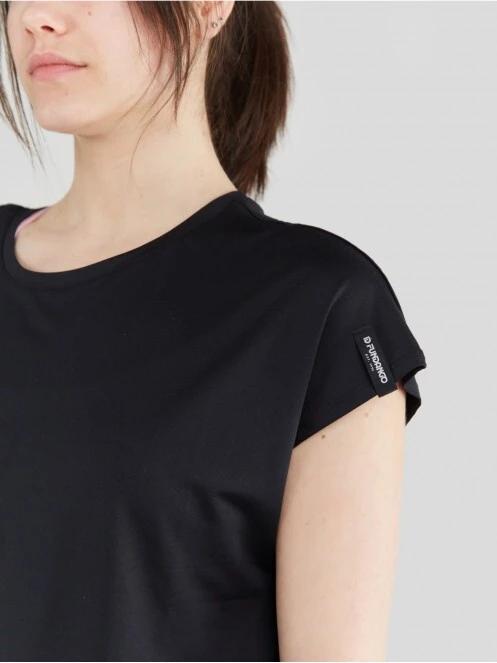 tricou pentru sport, cu maneci scurte pt. femei Fundango Hanabi T-shirt negru 5