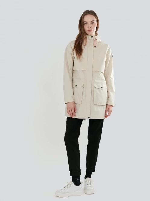 haine de ploaie pt. femei Fundango Zhuri Waterproof Jacket nisip 4