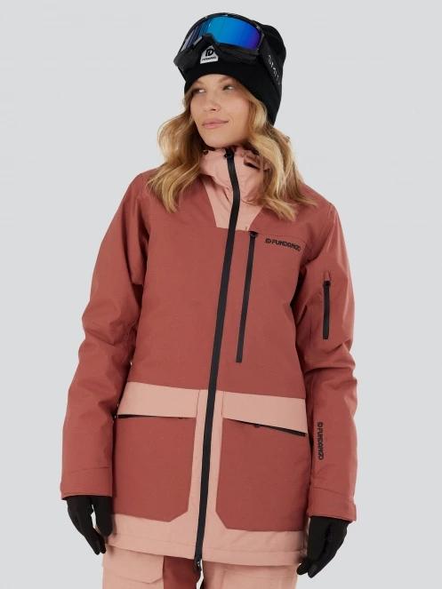 geaca de schi pt. femei Fundango Poplar ECO Jacket roz 3
