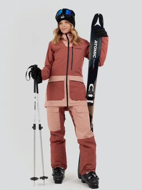 geaca de schi pt. femei Fundango Poplar ECO Jacket roz 5